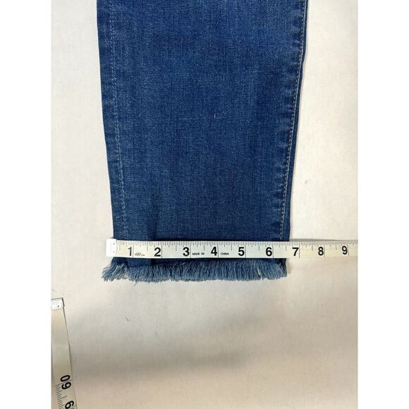 7 for All Mankind Roxanne Ankle Jeans Light Medium Wash - Size 31 - Picture 6 of 8